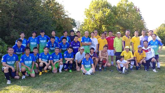 Friendly Soccer Match with CUHK Alumni
